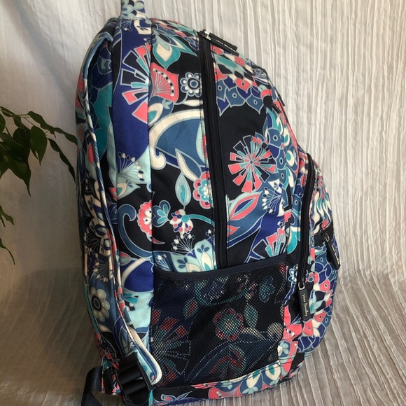 VERA BRADLEY Essential XL backpack laptop bag travel bag Lotus Flower Swirl main image 13